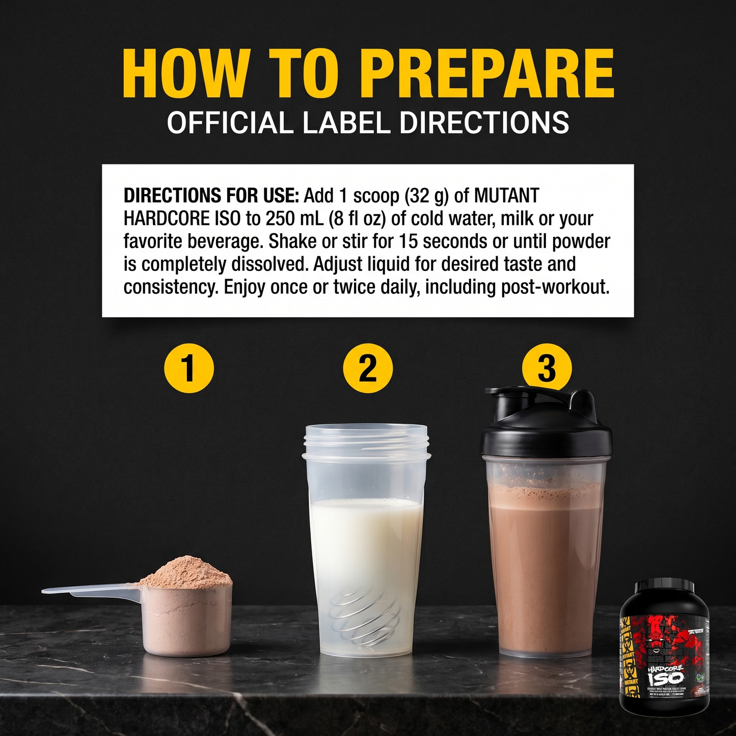 Mutant, Hardcore Iso (The Gourmet Standard) - Whey Isolate, 5 lbs