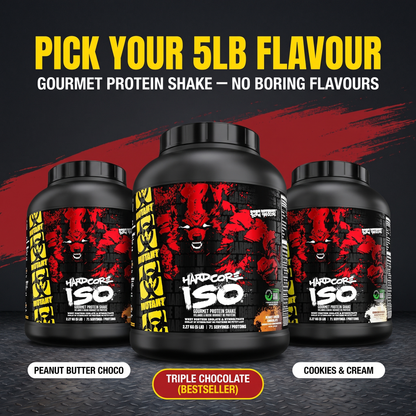 Mutant, Hardcore Iso (The Gourmet Standard) - Whey Isolate, 5 lbs