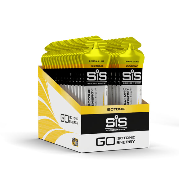 Science In Sport GO Isotonic Energy Gels, Running Gels with 22 g Carbohydrates, Low Sugar, 6 - 30 pack, 60 ml Per Serving - Ultimate Sup Singapore