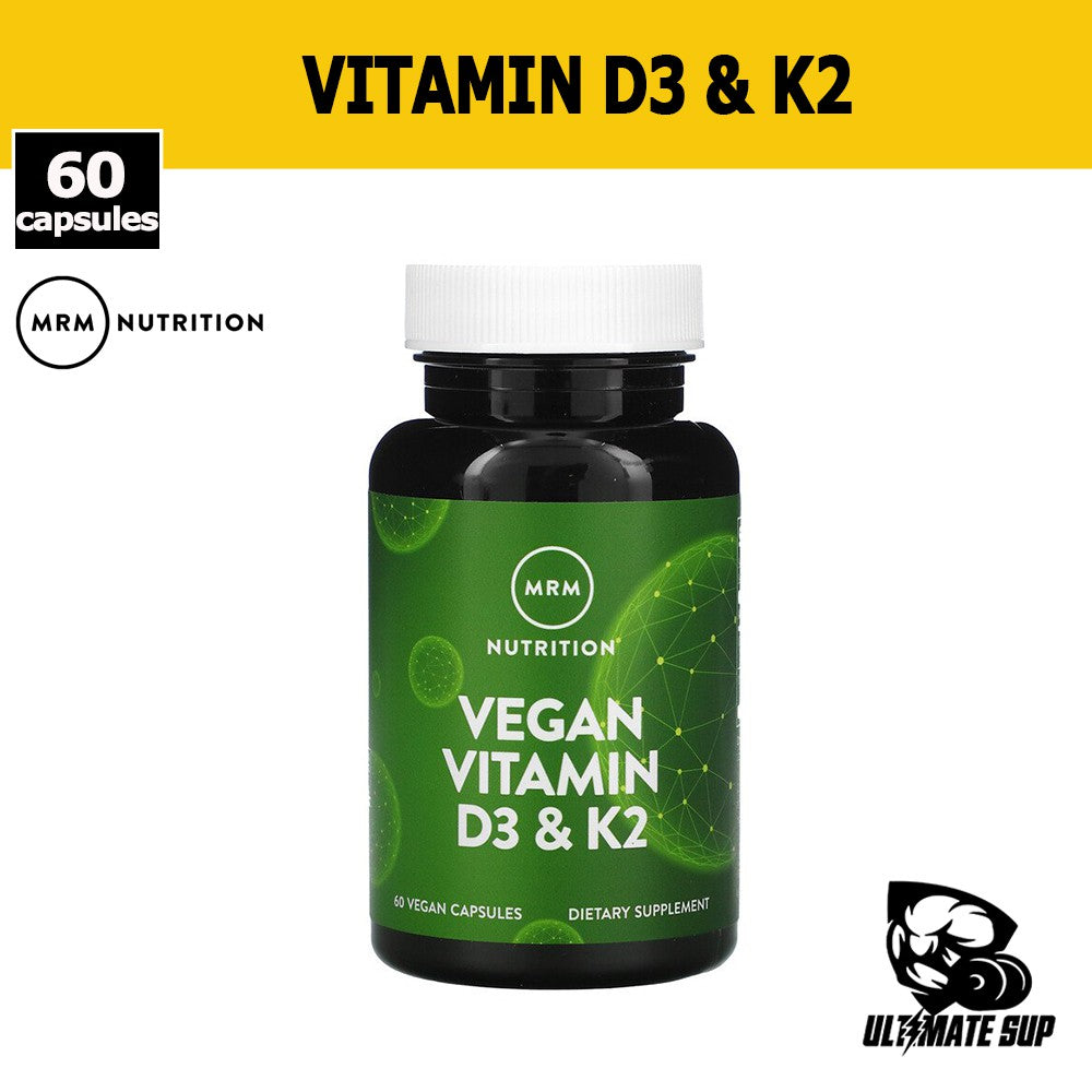 MRM, Vegan Vitamin D3 & K2 | 60 Vegan Capsules
