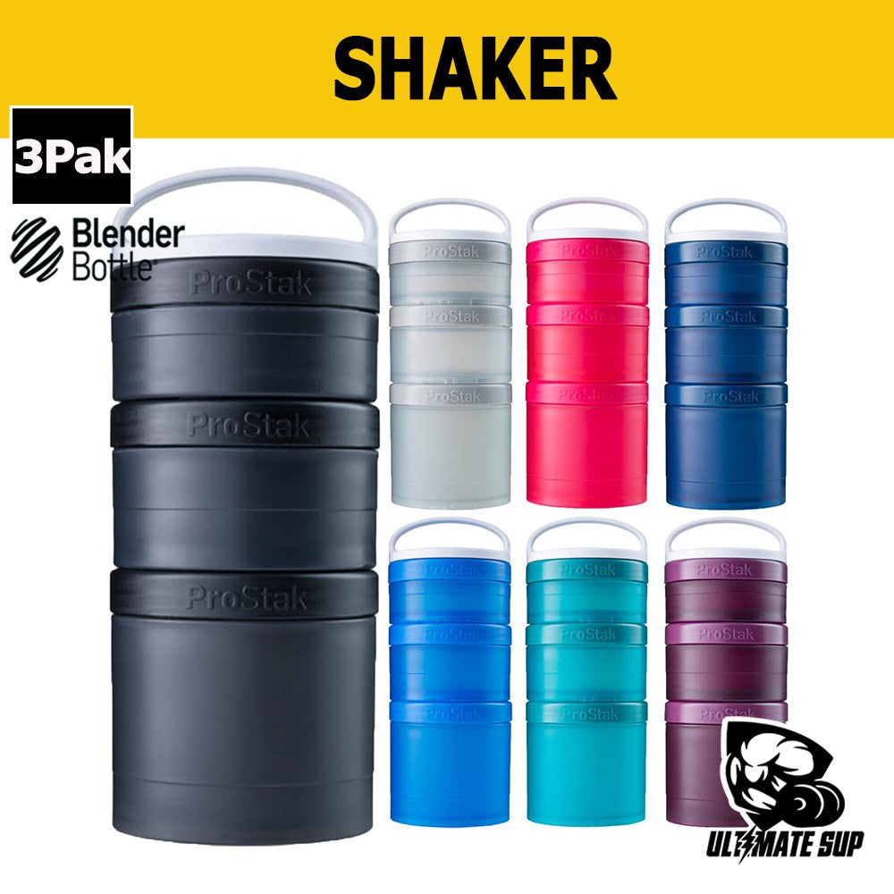Blender Bottle Prostak Expansion Pak Starter 3Pak w/Handle - Ultimate Sup - mainfront