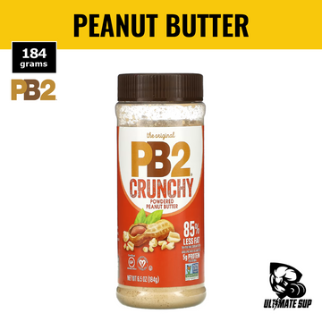 PB2, Crunchy Powdered Peanut Butter, 184 g - Ultimate Sup Singapore