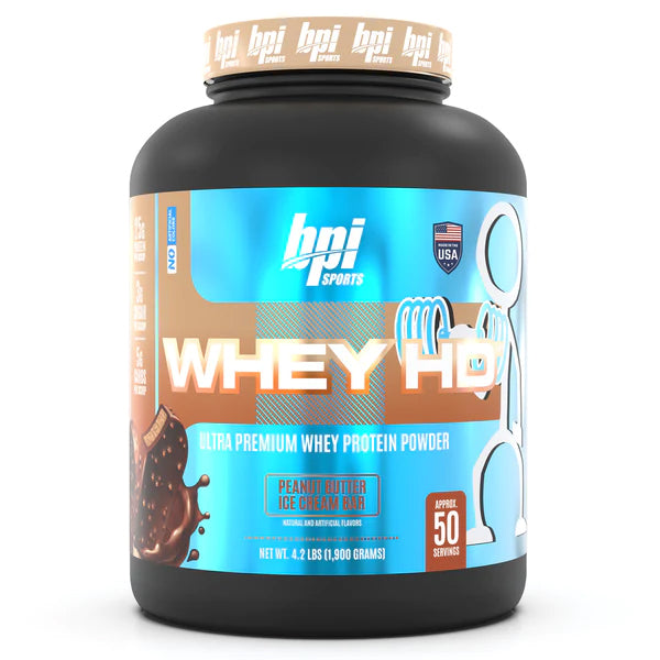 BPI Sports, Whey HD, Ultra Premium Whey Protein Powder, 4.1lbs - Ultimate Sup Singapore