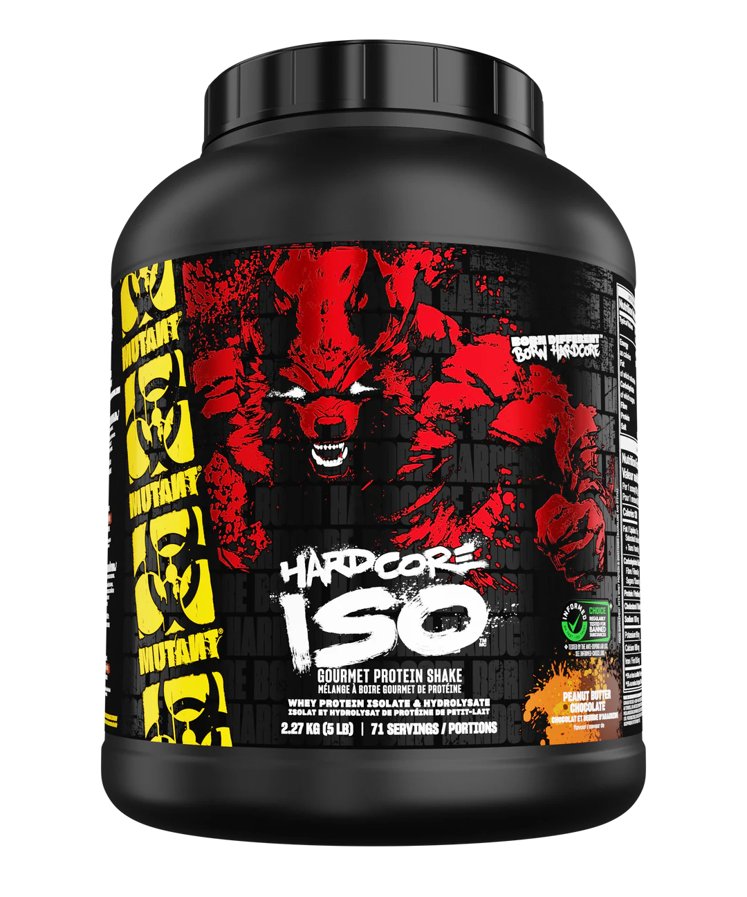 Mutant, Hardcore Iso (The Gourmet Standard) - Whey Isolate, 5 lbs
