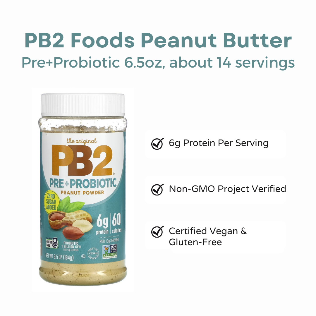 PB2 Foods, The Original PB2, Powdered Peanut Butter, 6.5 - 16 - 32 oz - Ultimate Sup Singapore