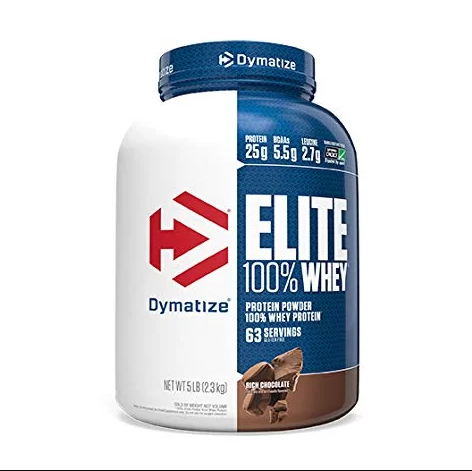 Dymatize, Elite 100% Whey Protein Powder, Various Flavors, 2-5lbs - Ultimate Sup Singapore