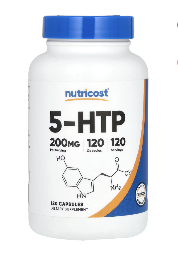 Nutricost, 5-HTP, Enhances Mood, Improve Sleep Quality, 200 mg, 120 Capsules - Ultimate Sup Singapore