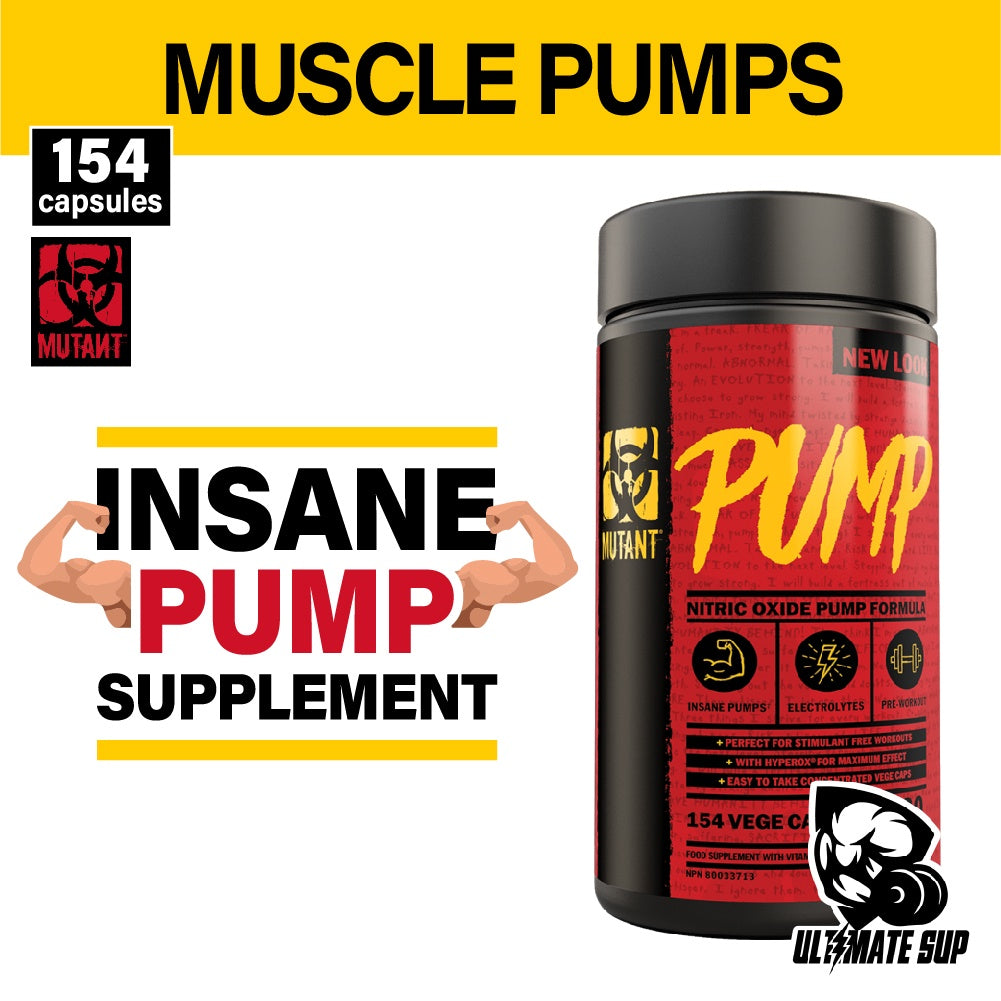 Mutant PUMP 154 capsules - Ultimate Sup Singapore