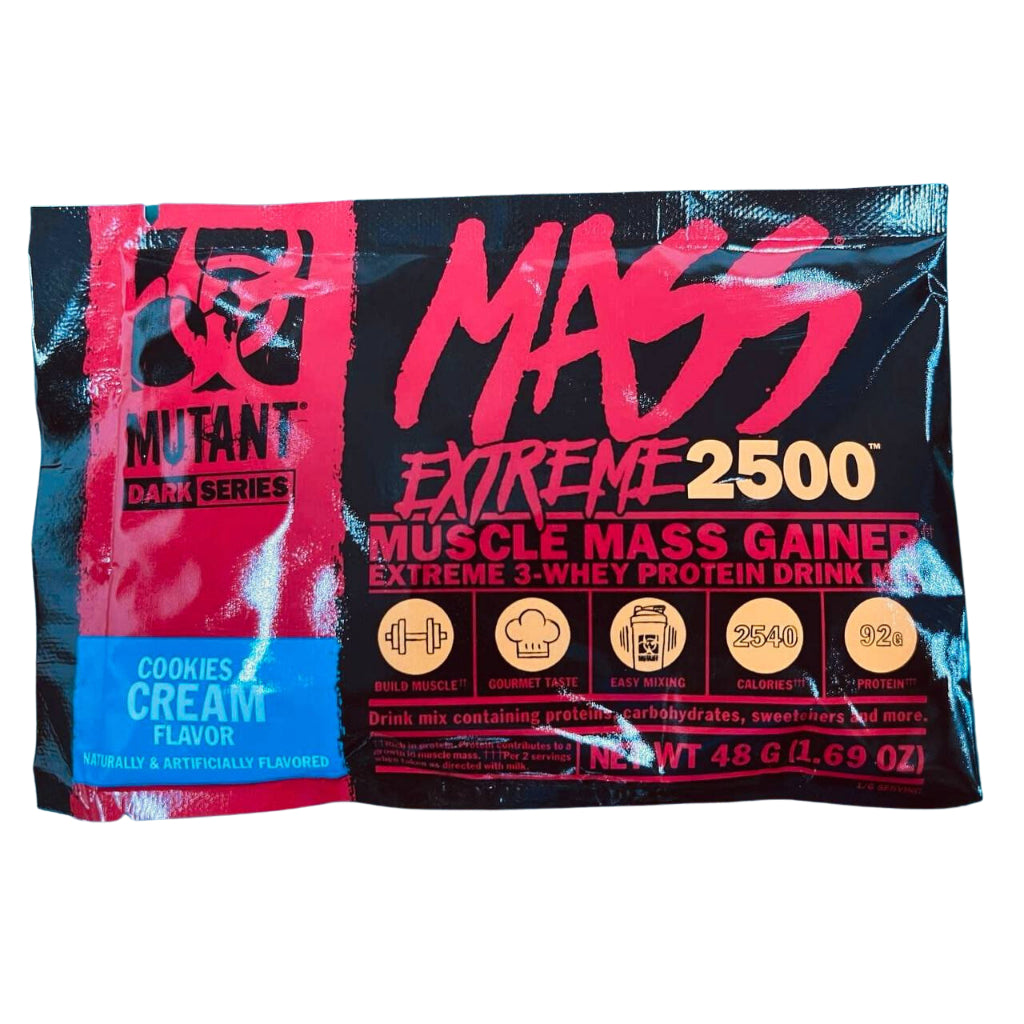 MUTANT MASS EXTREME 2500, 48g Packet - Ultimate Sup Singapore