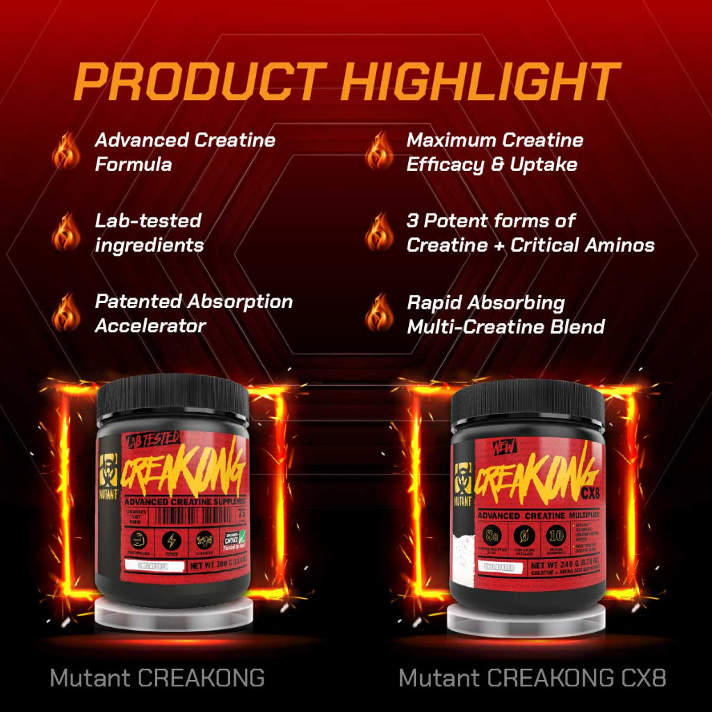 Combo PROFESSIONAL PERFORMANCE, MUT Whey 5lb + CreaKong 300g + Madness 504g + Geaar 378g + Multi 60caps+ Omega 3 500s + MUT Carnitine - Ultimate Sup Singapore