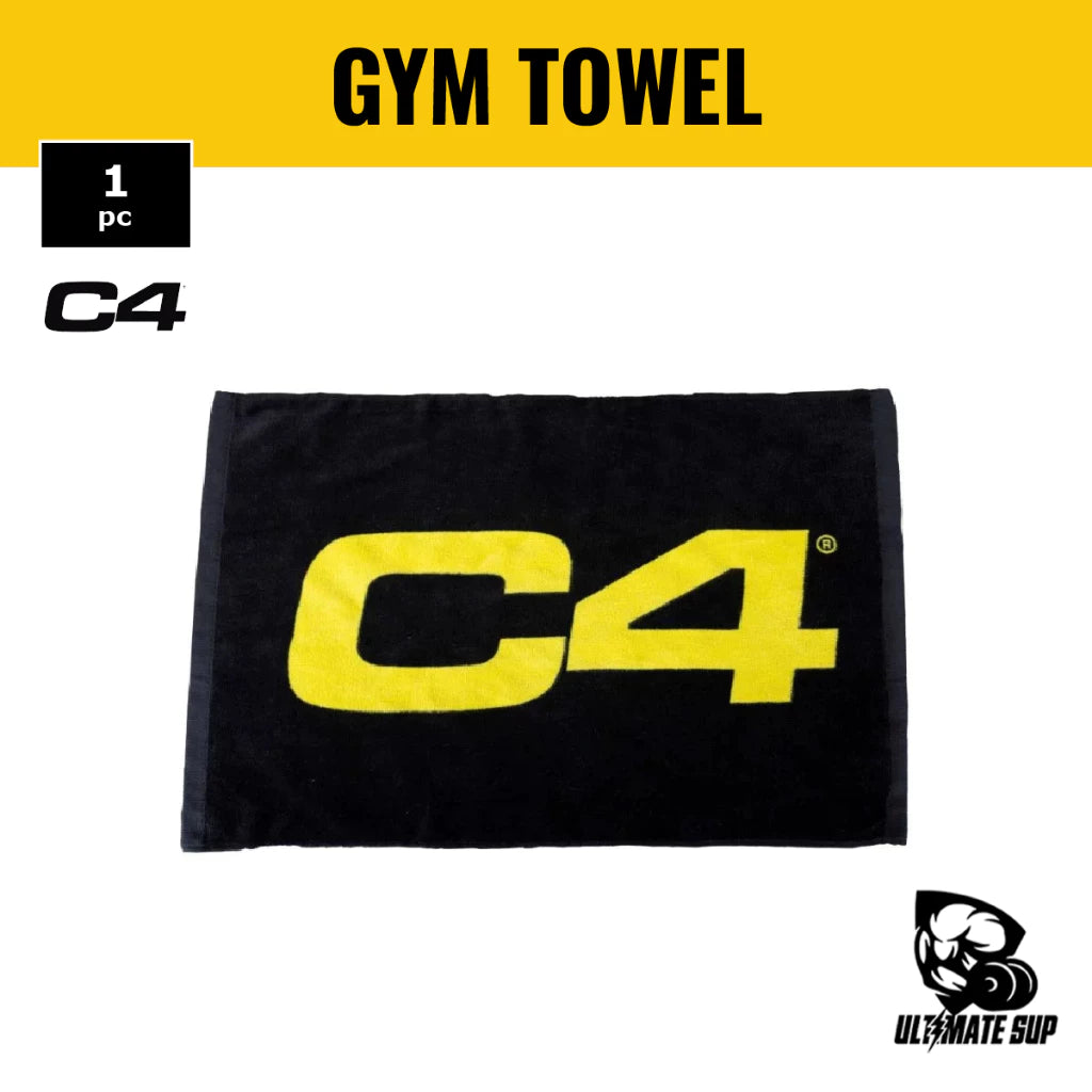 C4 Gym Towel, Workout Towel, Fitness Towel, Sports Towel - Ultimate Sup Singapore