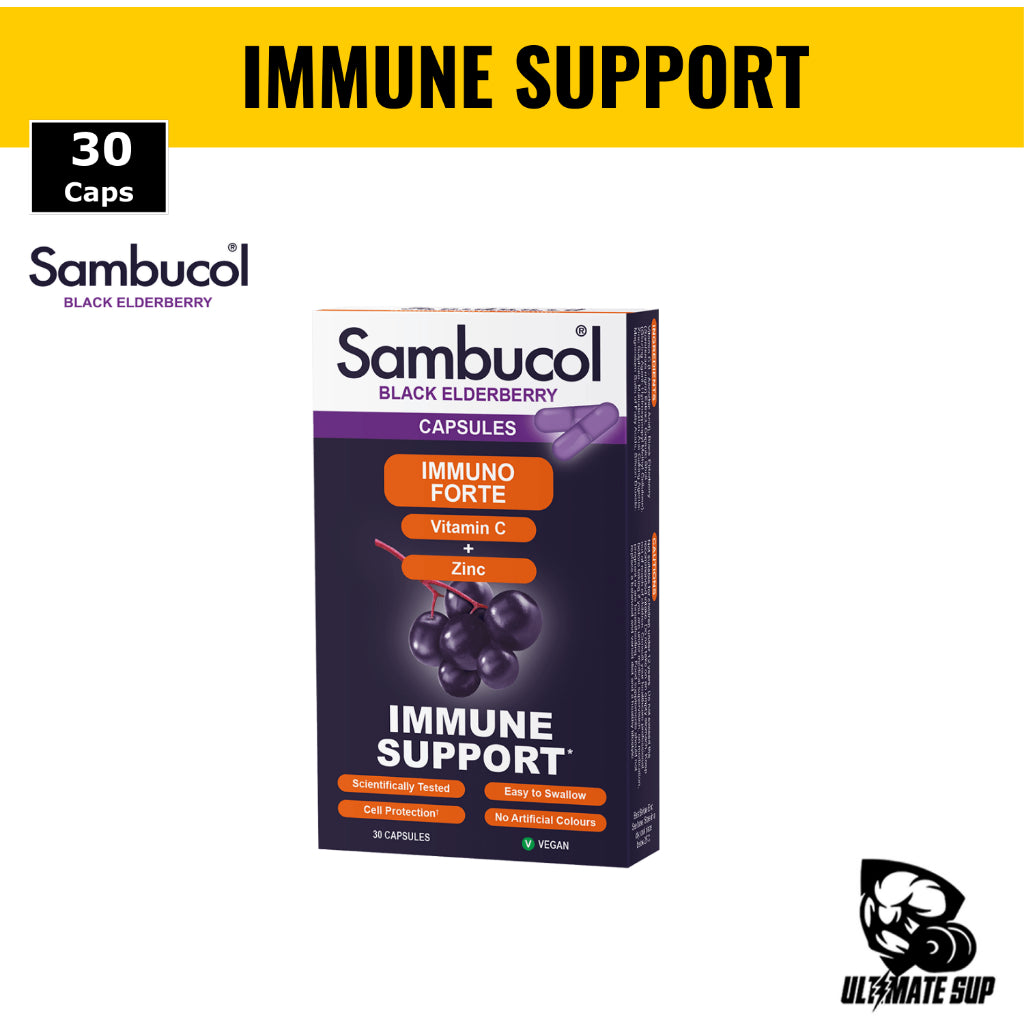 Sambucol Immuno Forte, Support Immune, No Artificial Colours, 30 Capsules, Thumbnails