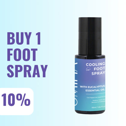 AllenMan, Cooling Foot Spray Foot Deodorant Shoe, 45ml
