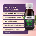 Sambucol Immuno Forte, PLUS Vitamin C + Zinc, Support Immunity, No Added Sugar, 120ml - Ultimate Sup Singapore