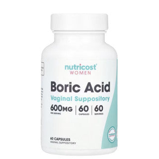 Nutricost, Women, Boric Acid, Vaginal Suppository, Women health, 600 mg, 30 Capsules - Ultimate Sup Singapore