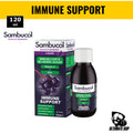 Sambucol Immuno Forte, PLUS Vitamin C + Zinc, Support Immunity, No Added Sugar, 120ml - Ultimate Sup Singapore