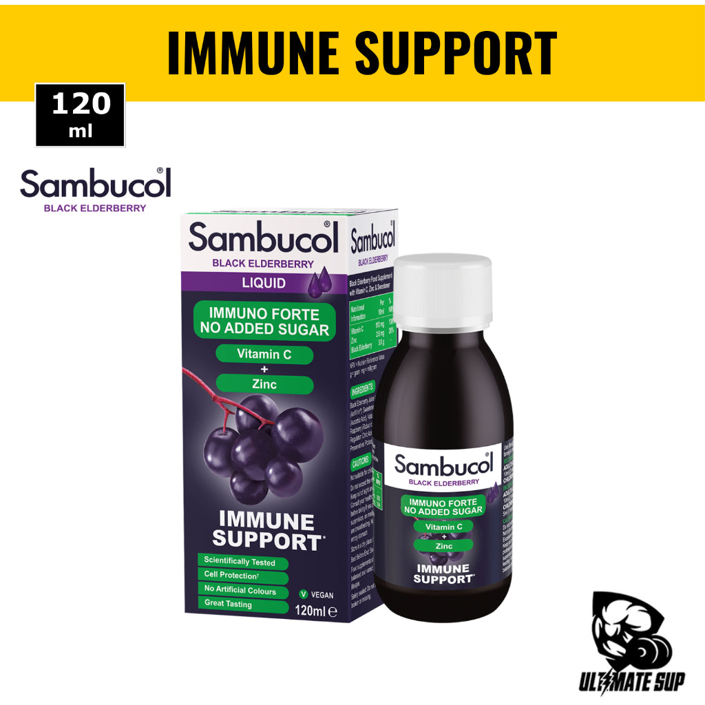 Sambucol Immuno Forte, PLUS Vitamin C + Zinc, Support Immunity, Enhance Overall Health, No Added Sugar, 120ml, Thumbnails
