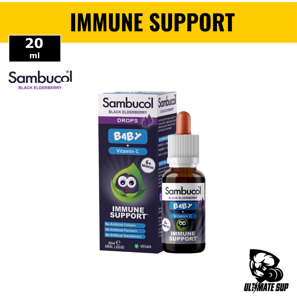 Sambucol Baby Drops, Strengthen Immune System, No Artificial Colours, 20ml
