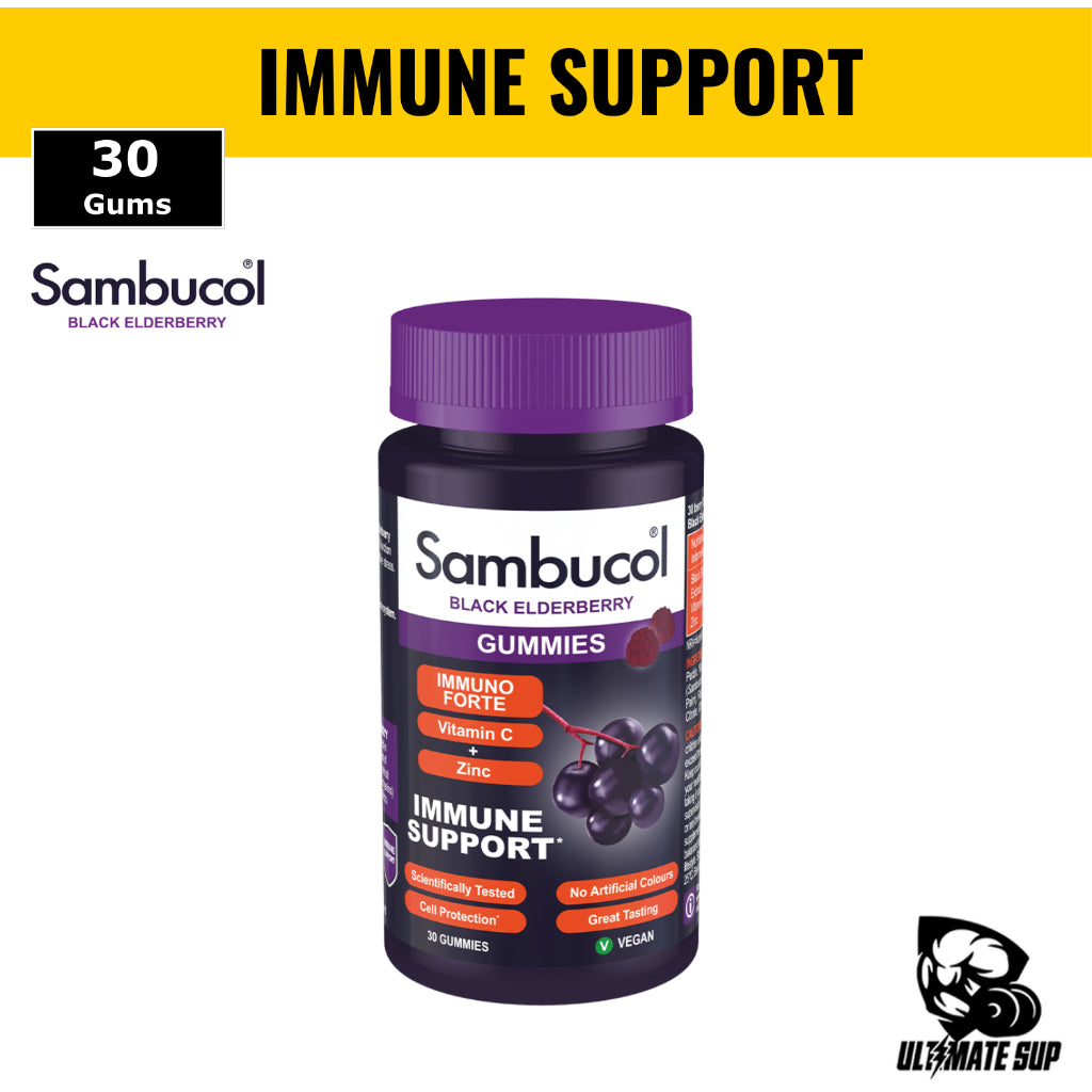 Sambucol Immuno Forte, PLUS Vitamin C + Zinc, Support Immune, 30 Gummies, Thumnails