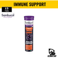 Sambucol Immuno Forte Effervescent, PLUS Vitamin C + Zinc, Immune Support, 15 Tablets - Ultimate Sup Singapore