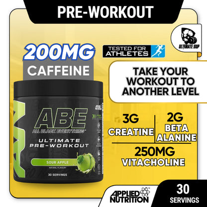 Applied Nutrition, ABE Pre-Workout All Black Everything Pre, 30Servings