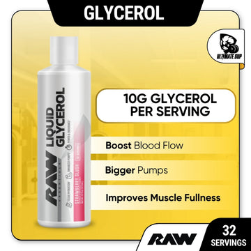 Raw Nutrition, Liquid Glycerol, 32 Sers - Ultimate Sup Singapore