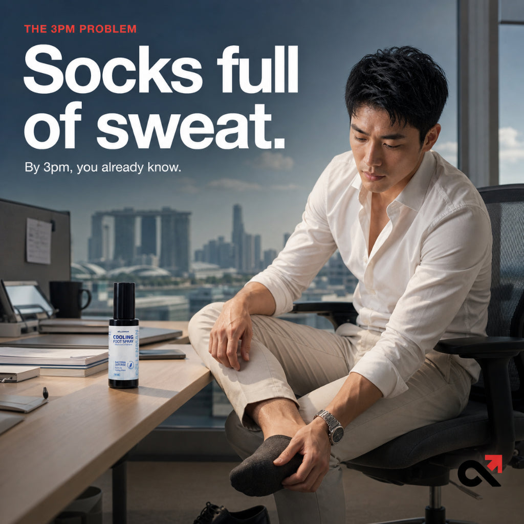 AllenMan, Cooling Foot Spray Foot Deodorant Shoe, 45ml