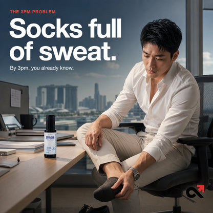 AllenMan, Cooling Foot Spray Foot Deodorant Shoe, 45ml