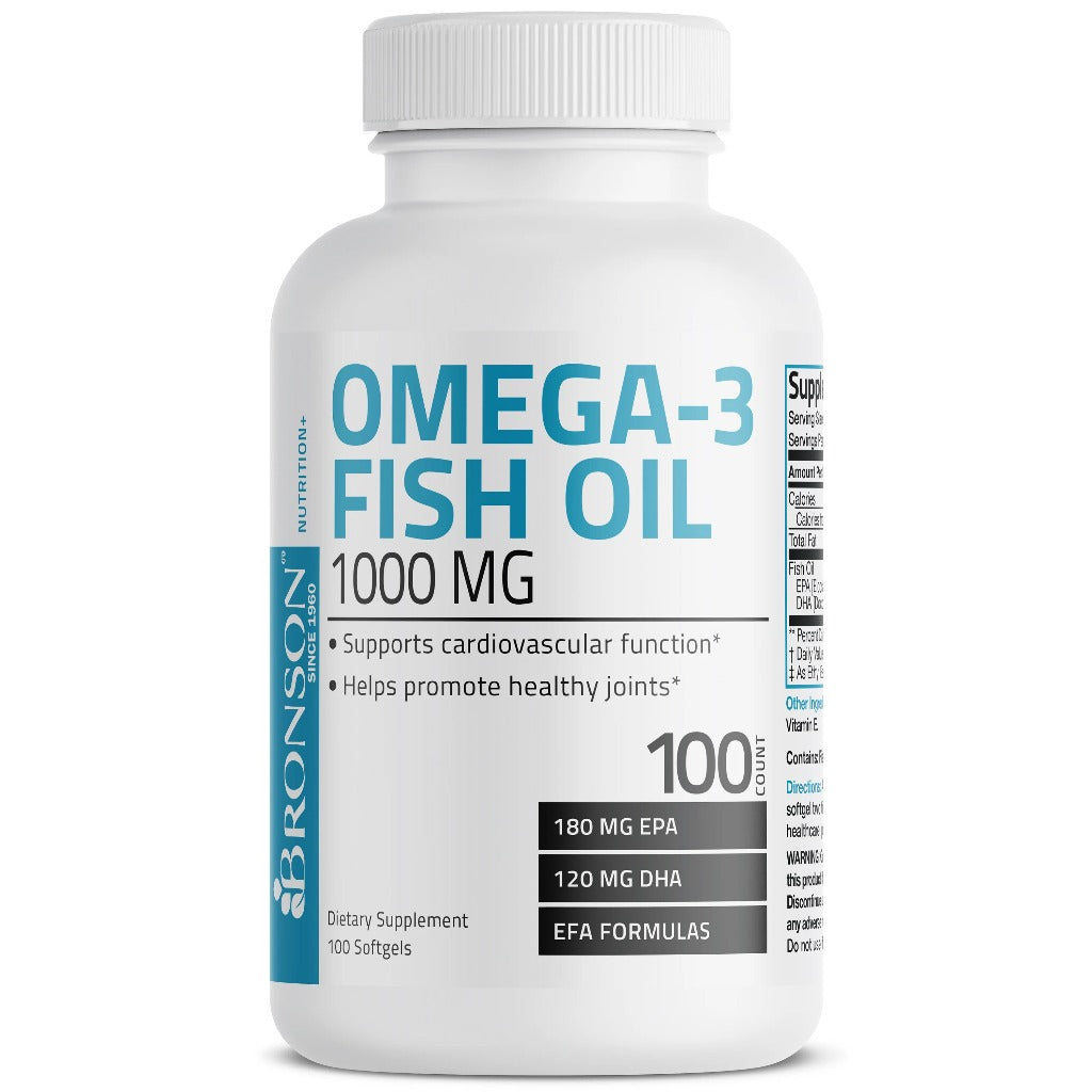 Bronson, Omega-3 Fish Oil EPA DHA 100/250, 1000mg