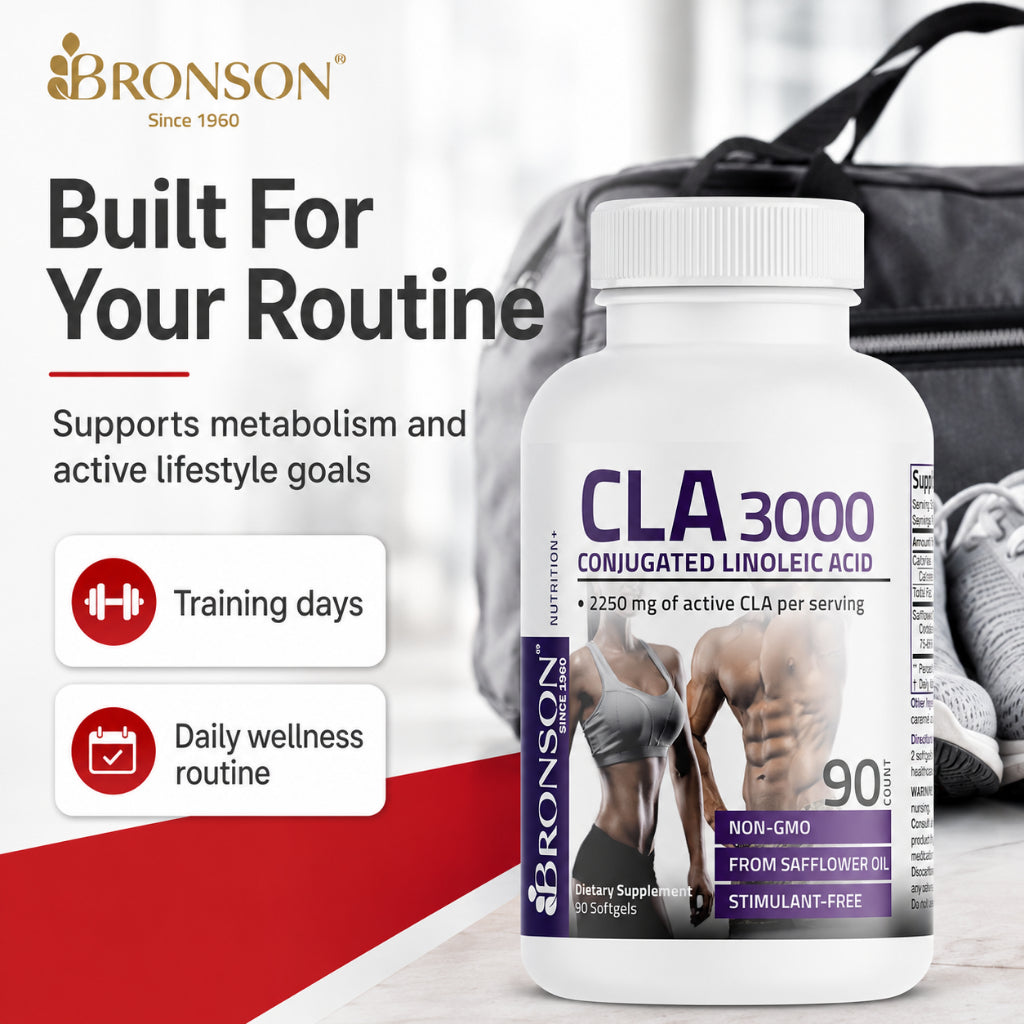 Bronson, CLA 3000 Conjugated Linoleic Acid Non-Stim