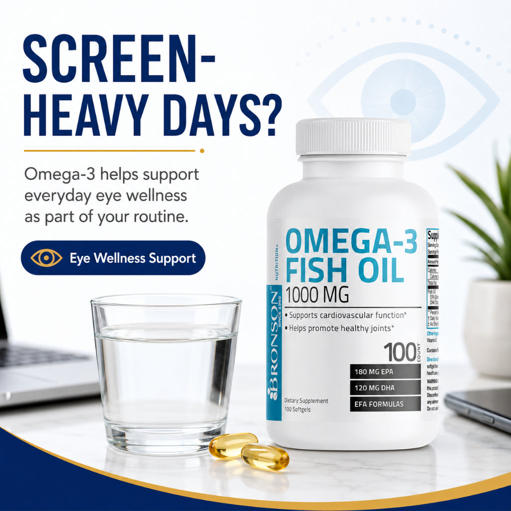 Bronson, Omega-3 Fish Oil EPA DHA 100/250, 1000mg