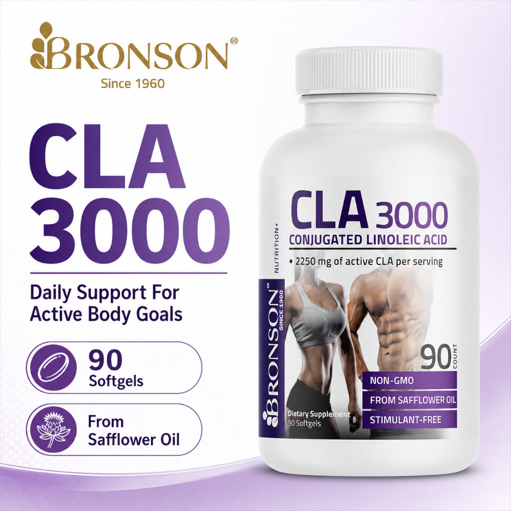 Bronson, CLA 3000 Conjugated Linoleic Acid Non-Stim