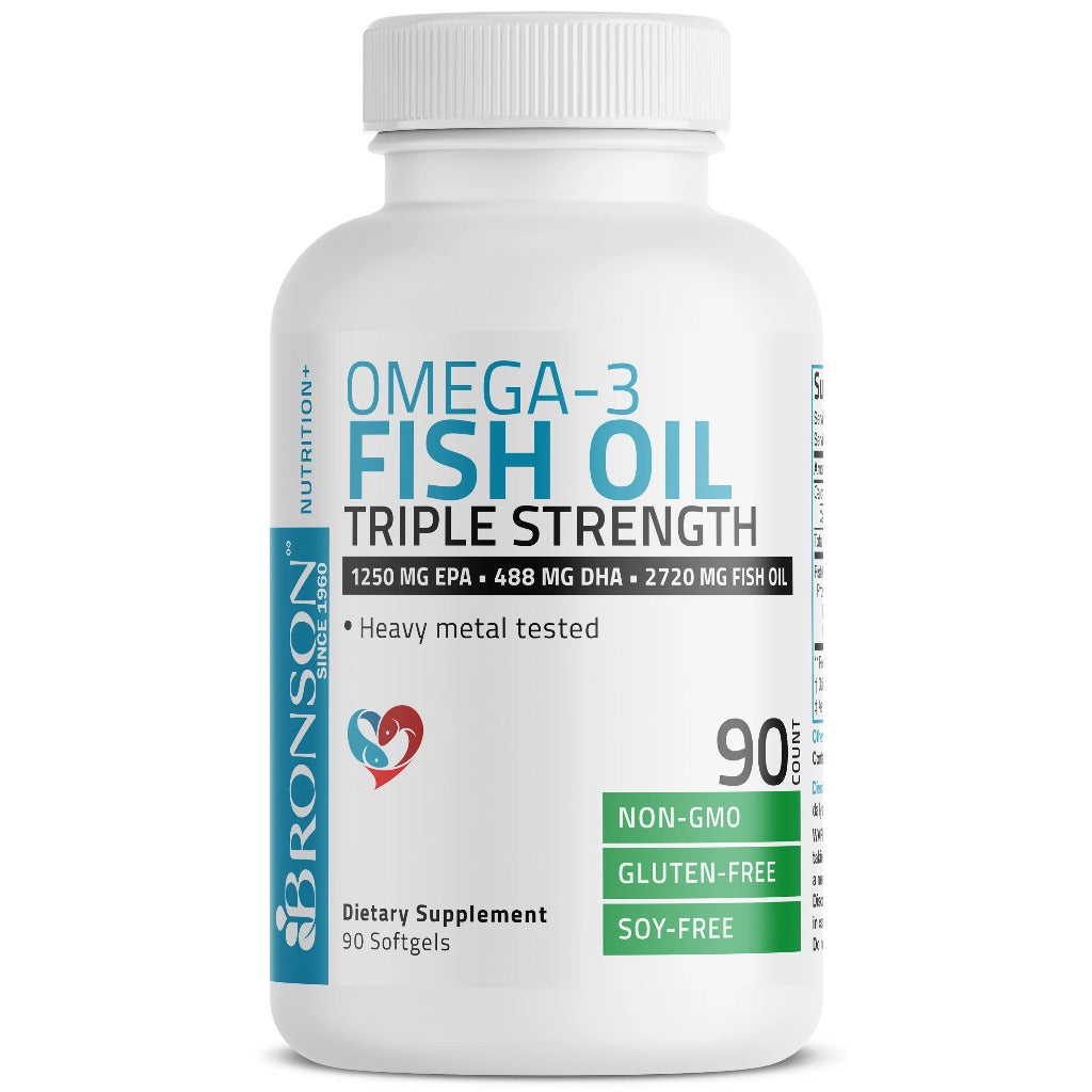 Bronson, Omega 3 Fish Oil Triple Strength, 2720mg