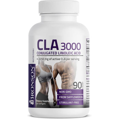 Bronson, CLA 3000 Conjugated Linoleic Acid Non-Stim