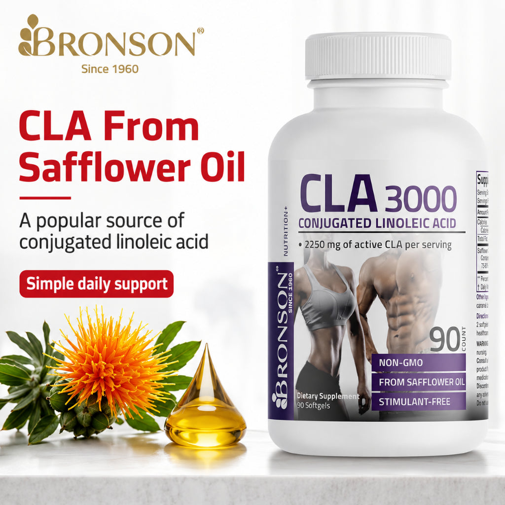 Bronson, CLA 3000 Conjugated Linoleic Acid Non-Stim