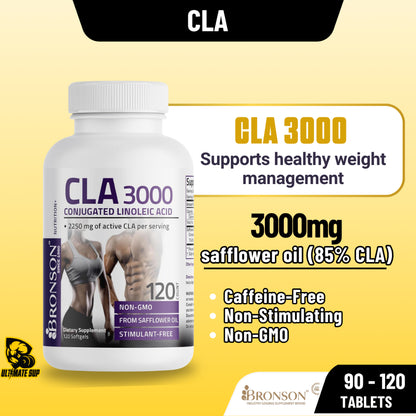 Bronson, CLA 3000 Conjugated Linoleic Acid Non-Stim