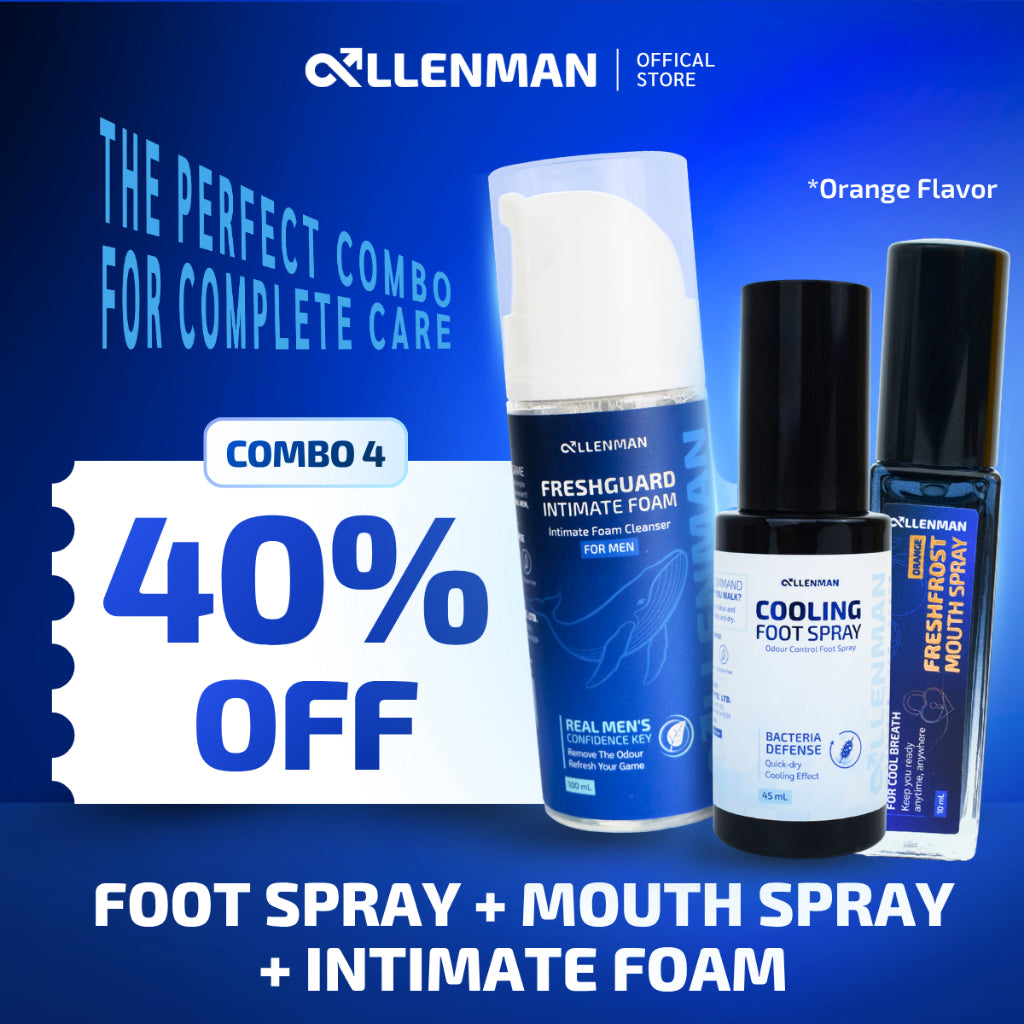 AllenMan, Freshfrost Mouth Spray Fresh Breath Men, 10ml