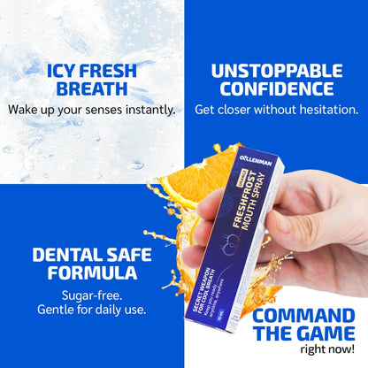 AllenMan, Freshfrost Mouth Spray Fresh Breath Men, 10ml