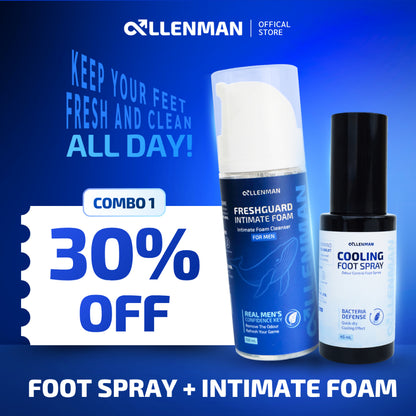 AllenMan, Freshguard Intimate Foam Wash for Men, 100ml