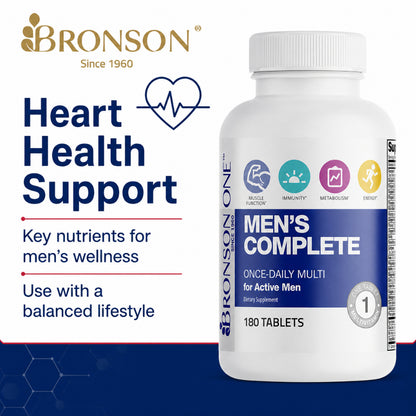 Bronson, ONE Daily Men’s Complete Multivitamin Multimineral, 180Tablets