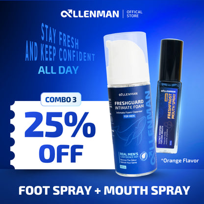 AllenMan, Freshfrost Mouth Spray Fresh Breath Men, 10ml