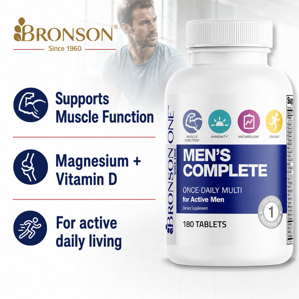 Bronson, ONE Daily Men’s Complete Multivitamin Multimineral, 180Tablets