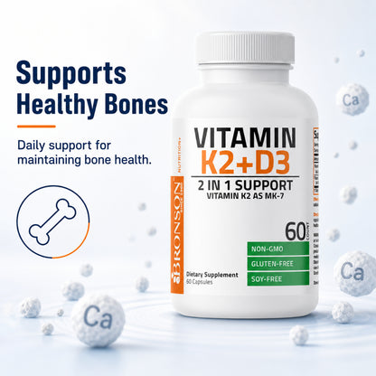 Bronson, Vitamin K2 MK7 with D3 Formula, 180cap