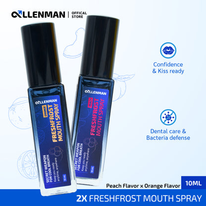AllenMan, Freshfrost Mouth Spray Fresh Breath Men, 10ml
