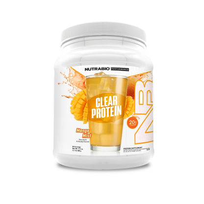NutraBio, Clear Protein Powder Whey Protein Isolate, 20Servings