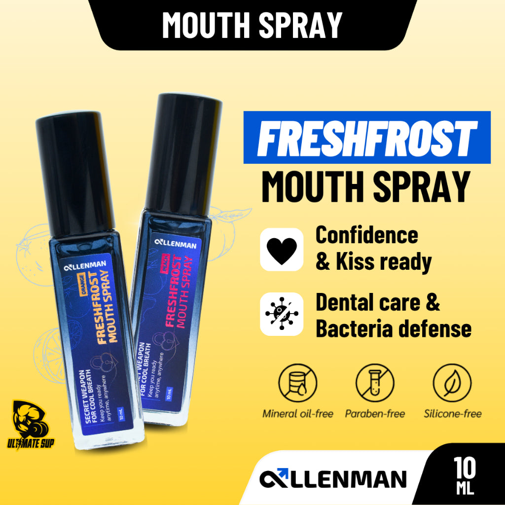 AllenMan, Freshfrost Mouth Spray Fresh Breath Men, 10ml
