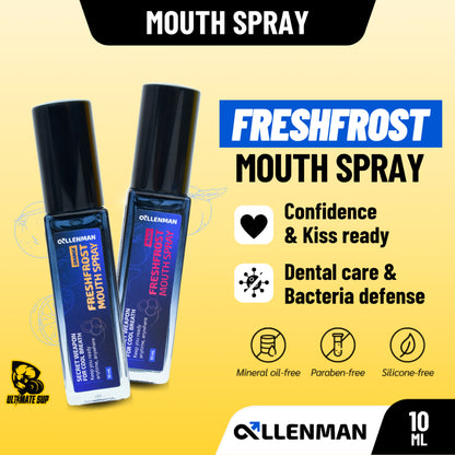 AllenMan, Freshfrost Mouth Spray Fresh Breath Men, 10ml
