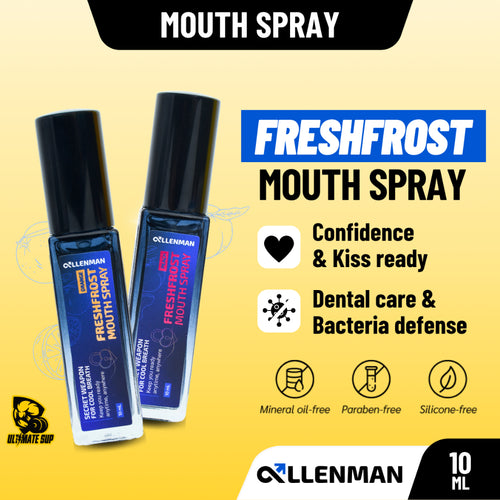 AllenMan, Freshfrost Mouth Spray Fresh Breath Men, 10ml