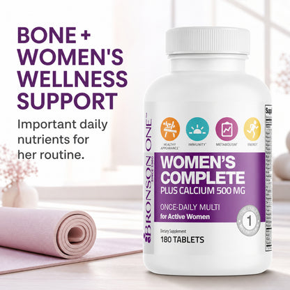 Bronson, ONE Daily Women’s Complete Multivitamin Multimineral, 180Tablets