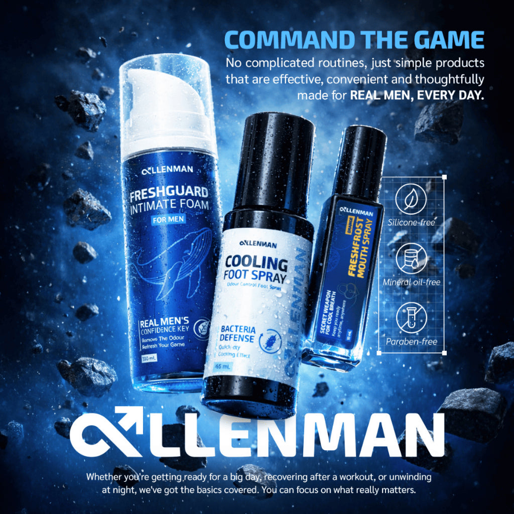 AllenMan, Freshfrost Mouth Spray Fresh Breath Men, 10ml